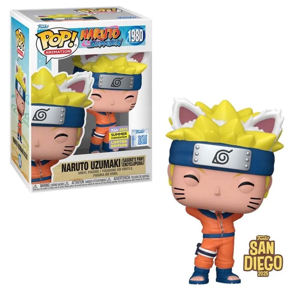 Funko Pop! Animation Naruto Shippuden Naruto Uzumaki  #1980 Exclusivo SDCC 2025