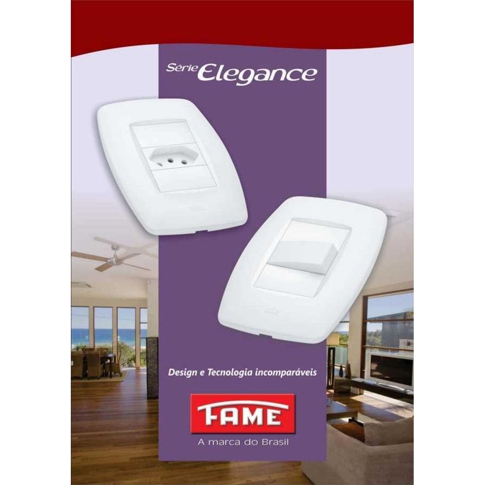 Modulo Tomada 2P+T 20A - Elegance Fame