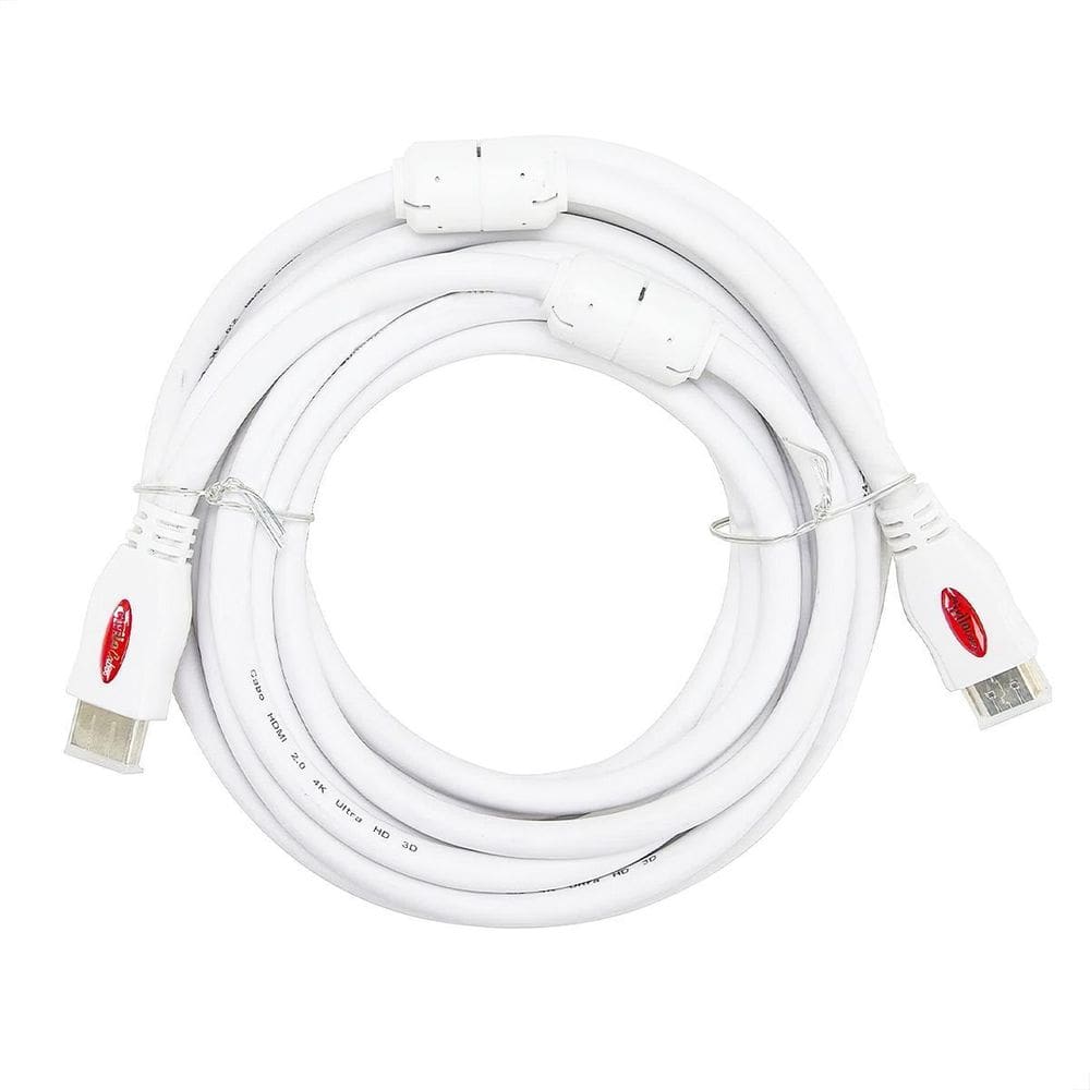 Cabo Hdmi 2.0 4K Ultra Hd 3D, Branco - 15 Metros