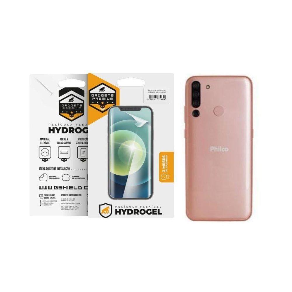 Película Para Philco Hit P12 - Traseira Hydrogel Hd- Gshield