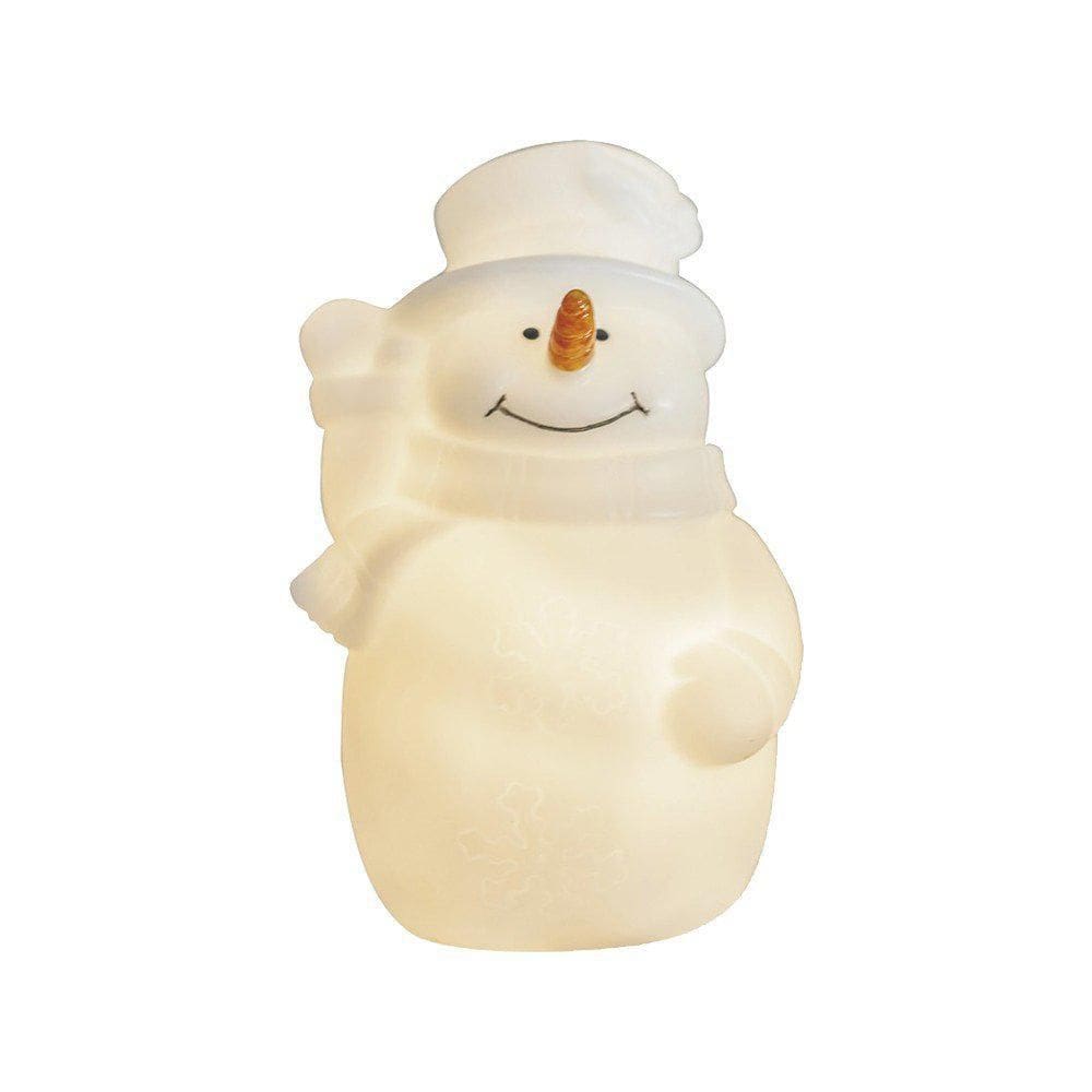 Enfeite Natal Boneco De Neve Led Alasca A Pilha Taschibra Ún