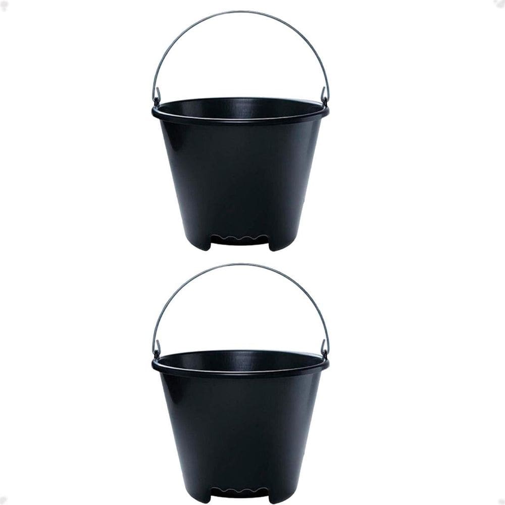 Kit 2 Balde Especial Para Transporte Plástico 12L Resistente