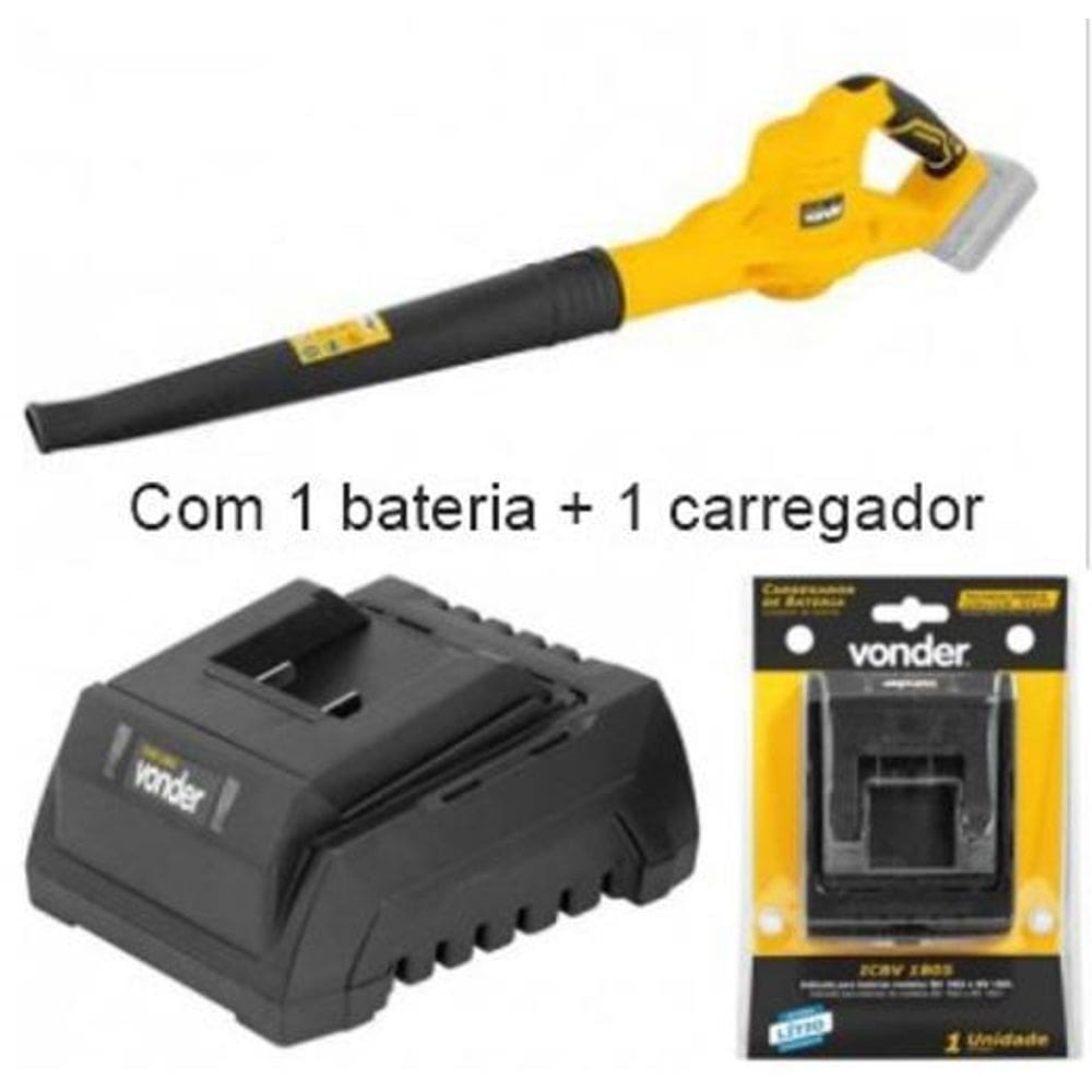 Soprador 18V Isv1834 Com Bateria 4.0 Ah E Carregador Vonder