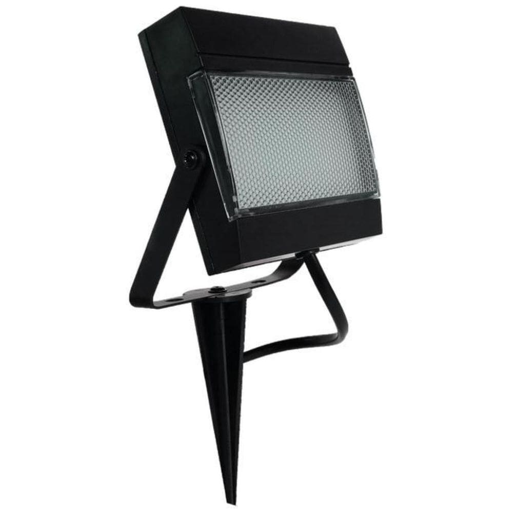 Refletor Luminaria Led Com Estaca Para Jardim 10W Luz Verde