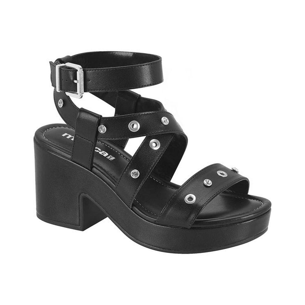 Sandália Feminina Moleca  Salto Bloco Dulce Maria 5549.106