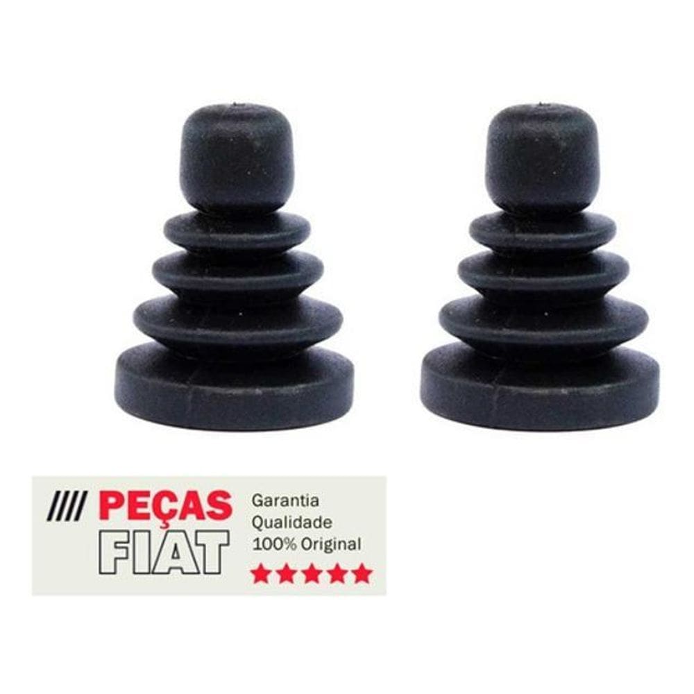 Par Coifa Comando Retrovisor Manual Linha Fiat