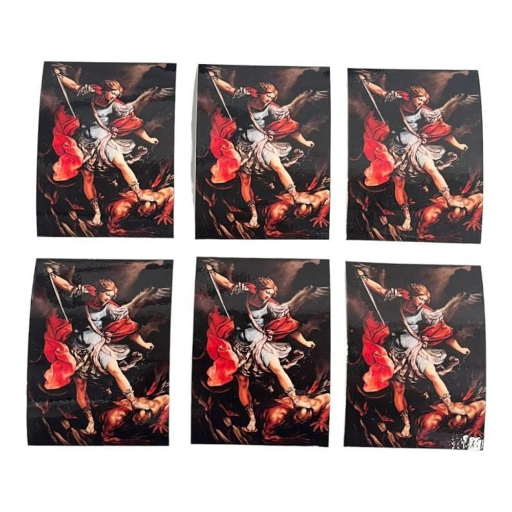 Kit 6 Adesivos Vinil Impermeável 10X8 Cm - Escolha O Modelo