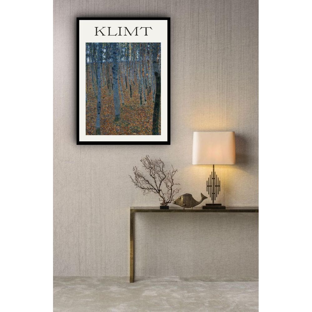 Quadro Decorativo Poster Obra Gustav Klimt - 70X50Cm