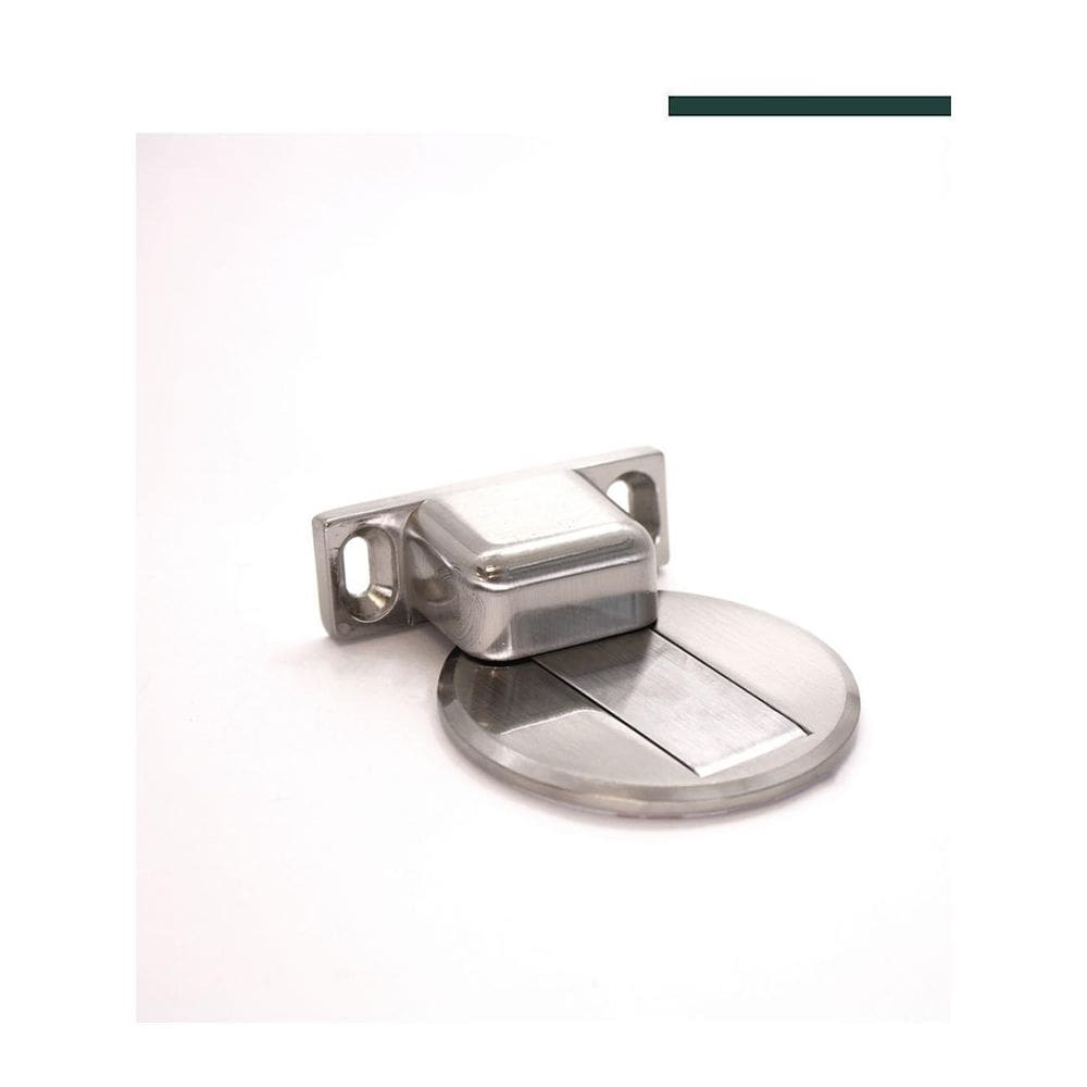 Trava Porta Magnético Slim Escovado - Comfortdoor