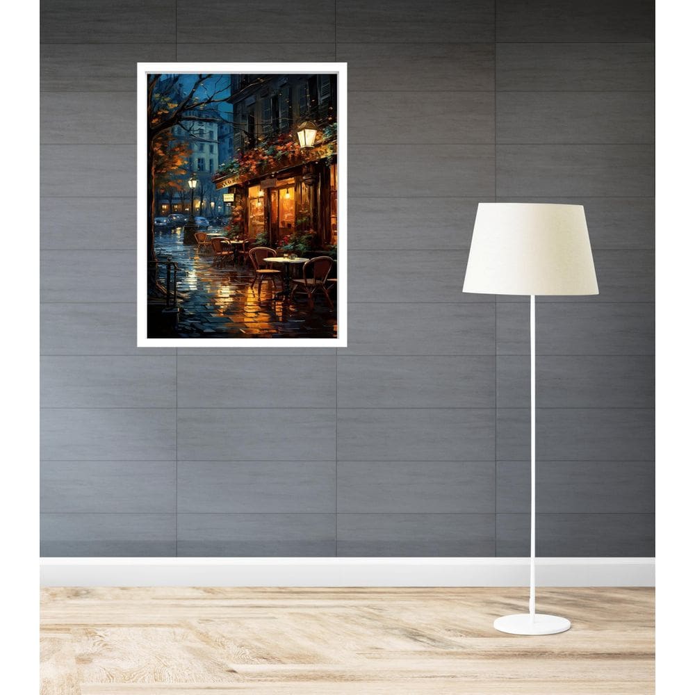 Quadro Decorativo Paris Ilustração - 70X50Cm