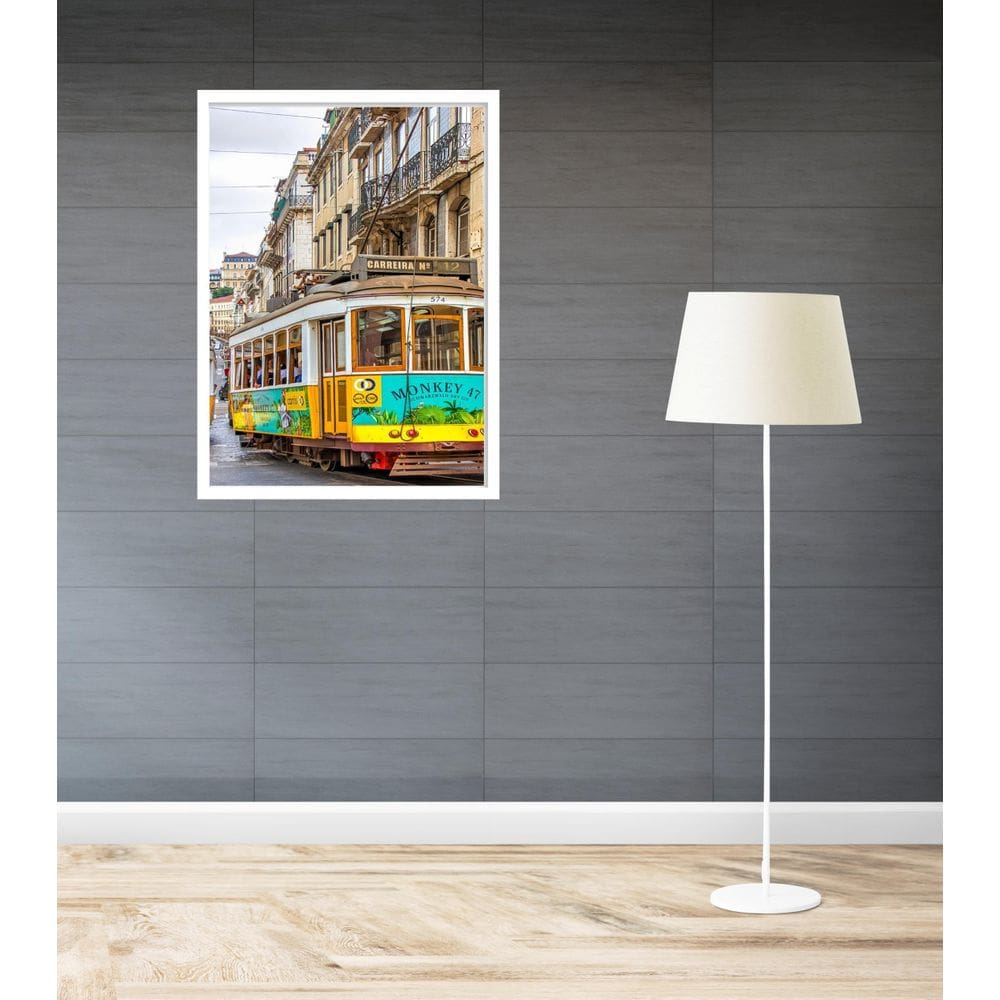 Quadro Decorativo Porto Portugal Bonde - 70X50Cm