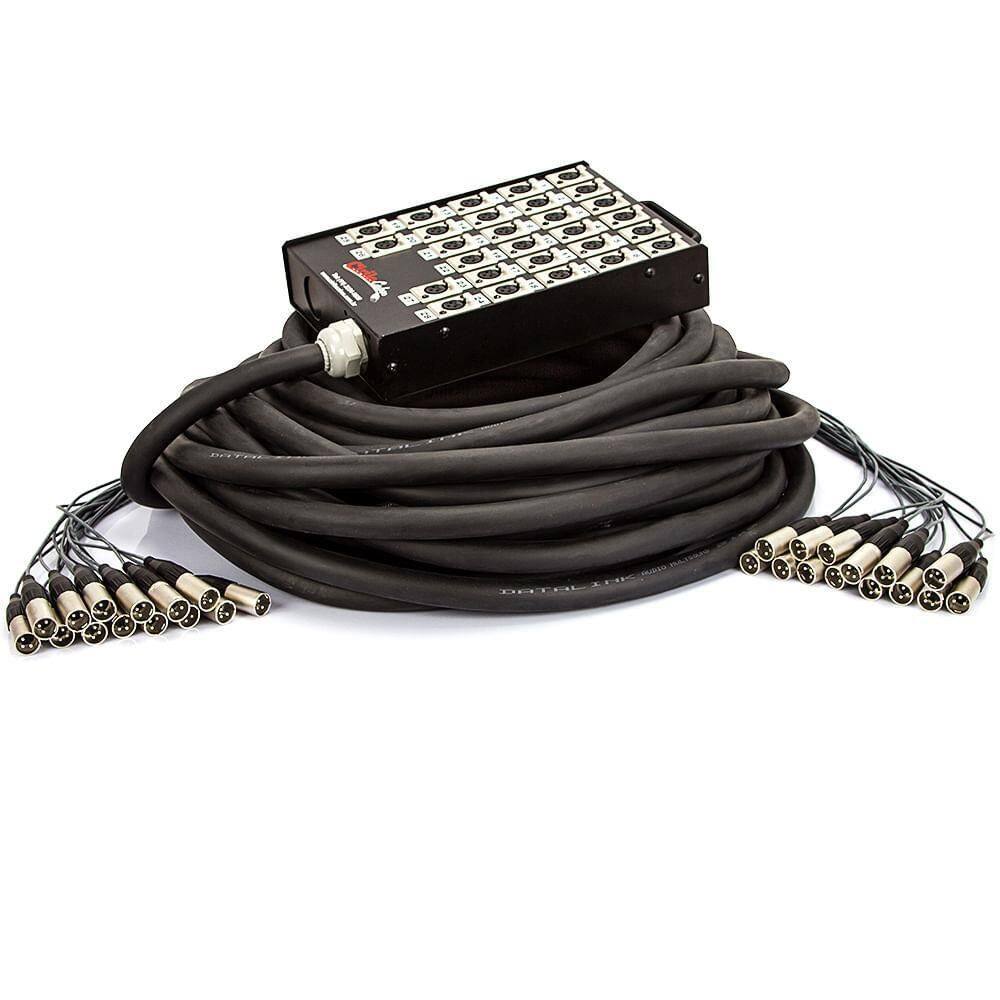 Medusa 28 Vias Com Conectores Xlr Neutrik - 20 Mt