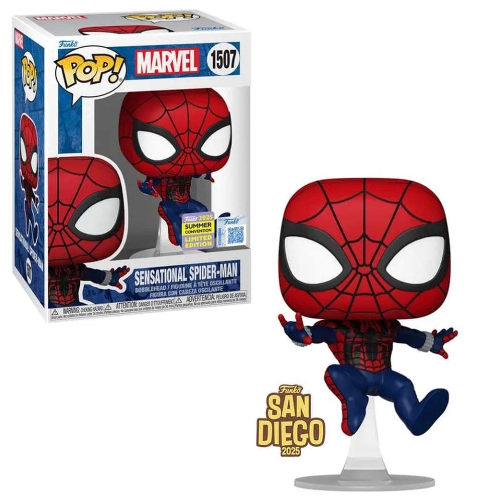 Funko Pop! Marvel Homem-Aranha Sensacional #1507 Exclusivo SDCC 2025
