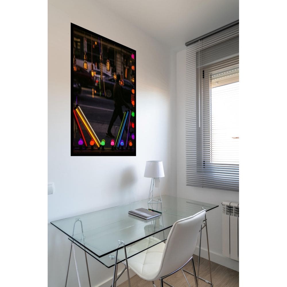 Quadro Decorativo Luzes Cidade - 70X50Cm