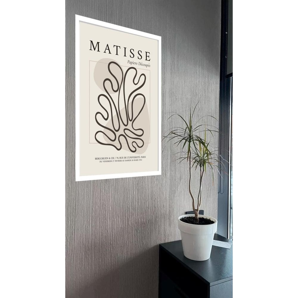 Quadro Decorativo Matisse Cut-Outs Nude Form - 70X50Cm