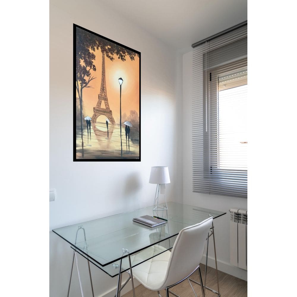 Quadro Decorativo Estilo Pintura Paris - 70X50Cm