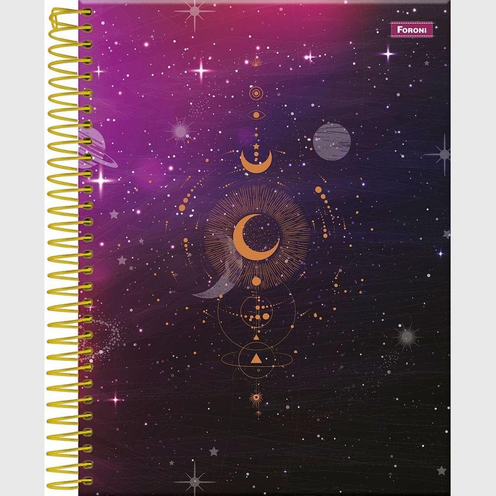 Caderno Colegial 10 Materias Cosmos