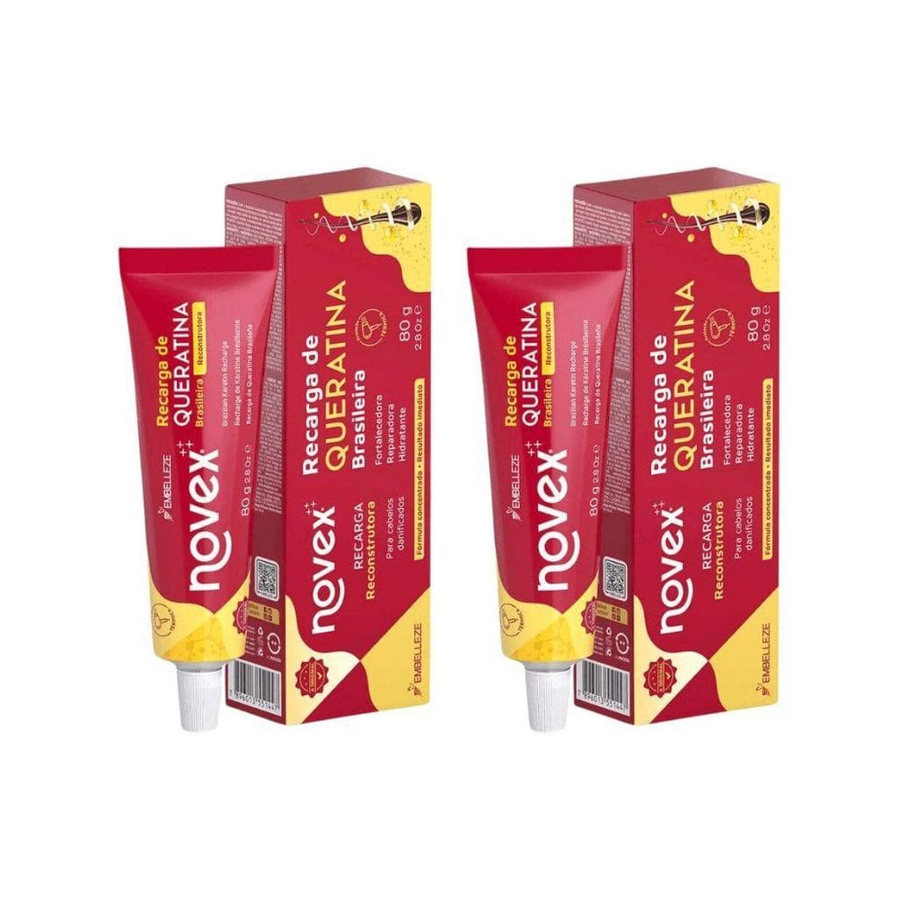 Recarga Novex 80G Queratina Nutrire - Kit Com 2Un