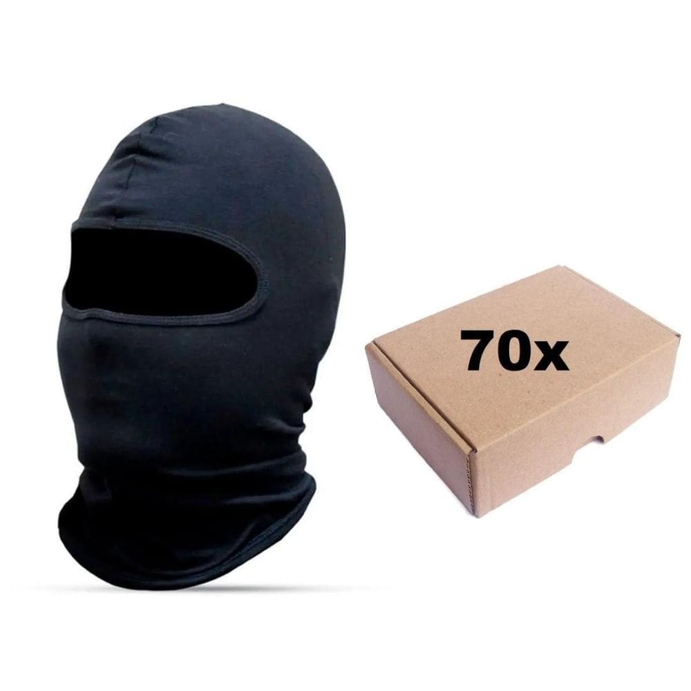 Touca Capuz Balaclava Toca Ninja Moto Motoboy Frio 70 Peças