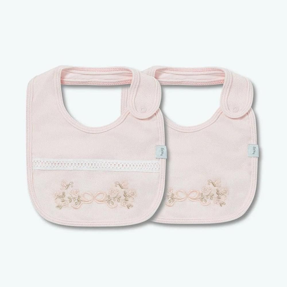 Kit Com 2 Babadores Hug Sublime Rosa Magia