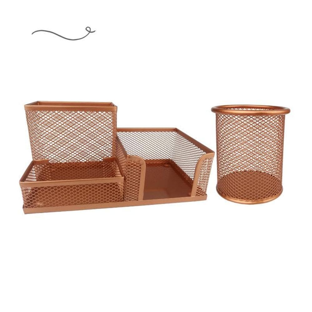 Kit Escritório Organizador Mesa Escritório E Porta Caneta