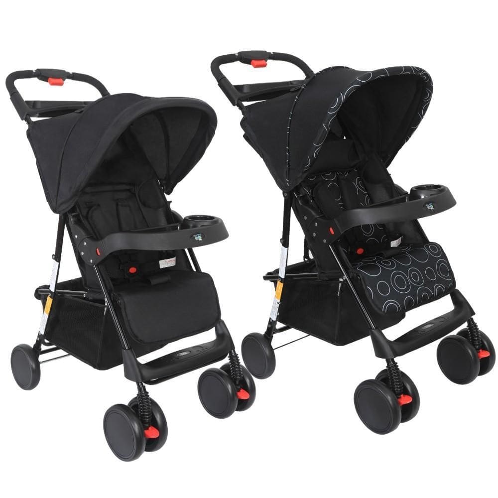 Carrinho De Bebê Passeio Allday Até 15Kgs Maxi Baby - Preto