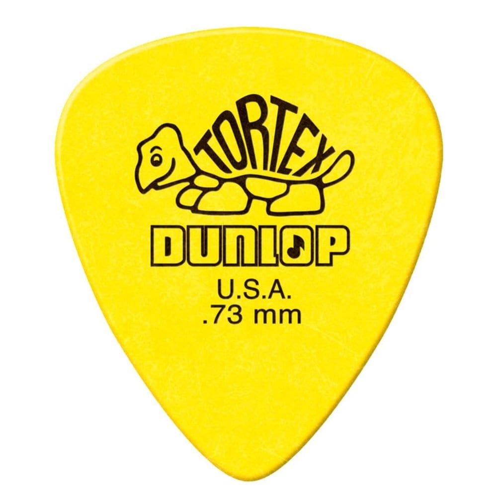 Palheta Tortex Dunlop U.S.A Amarela .73Mm Unidade