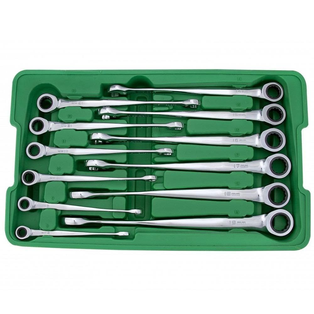 Jogo De Chave Combinada Catraca Invertida 8 A 19 Mm 12 Pçs