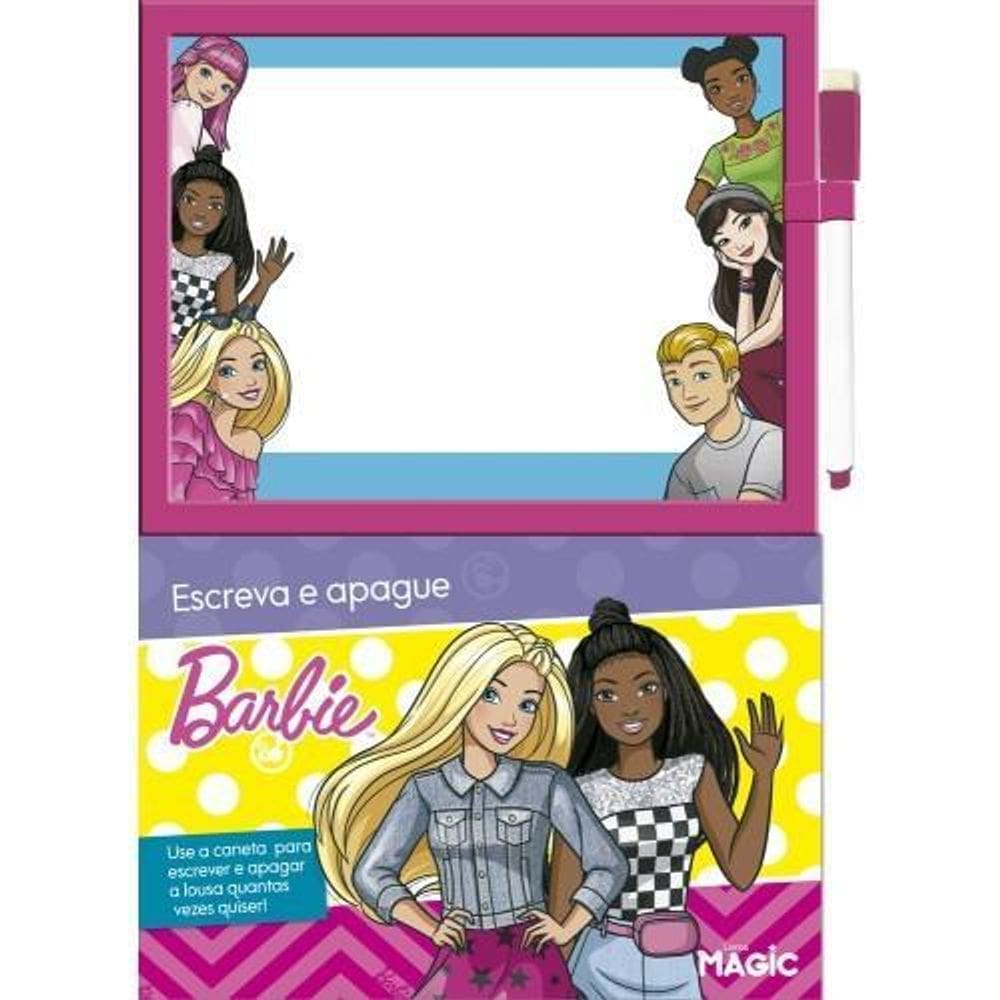 Livro Barbie - Escreva E Apague - Magic Kids