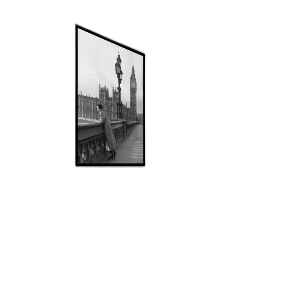 Quadro Decorativo Fotografia Antiga Londres - 70X50Cm