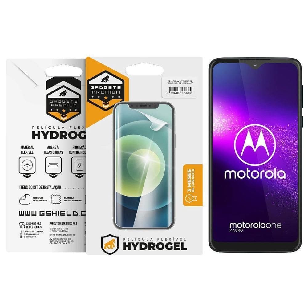Película Para Motorola One Macro - Hydrogel Fosca - Gshield