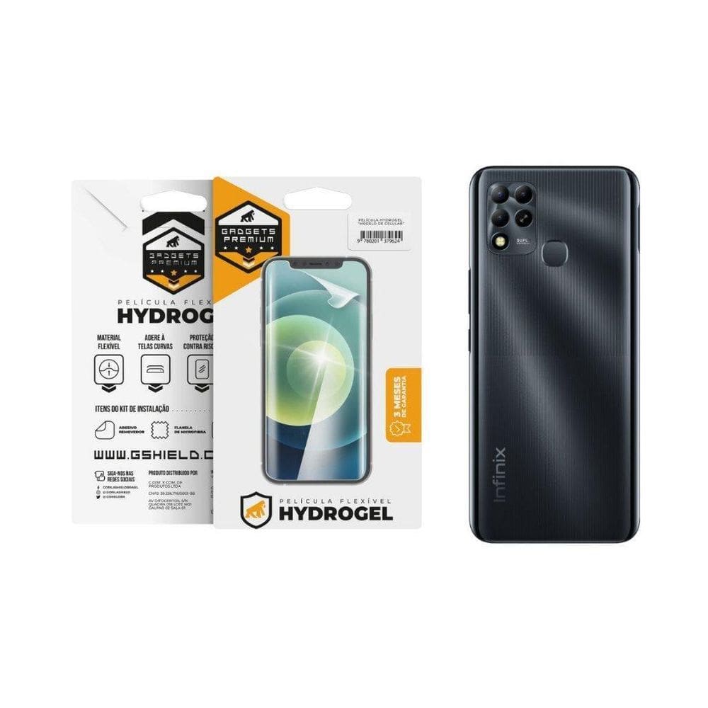 Película Para Infinix Hot 11 - Traseira Hydrogel Hd- Gshield
