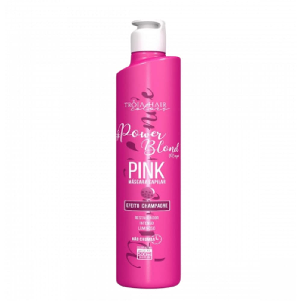 Matizador Troia Blond Magic Pink Efeito Champagne 500ml