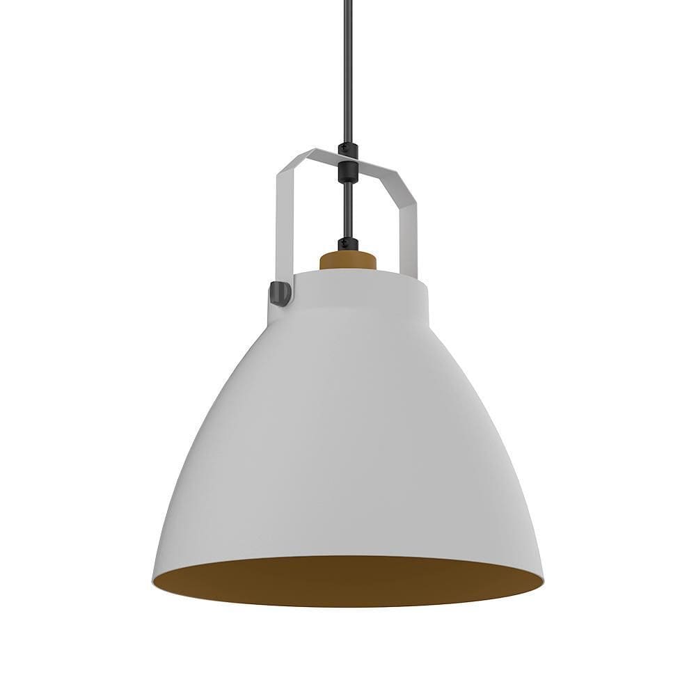 Luminária Pendente Taschibra Navy 1Xe27 Branco/Preto