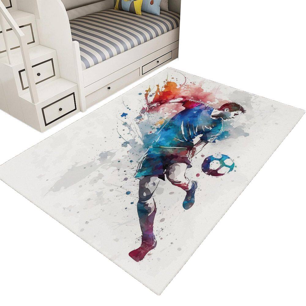 Tapete Infantil Estampado 1,00X1,35Decorativo Antiderrapante