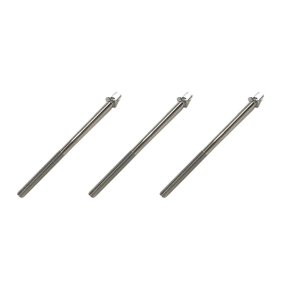 Kit 3 Parafuso Afinação De Bateria 58Mm X 5Mm 7/32 Torelli