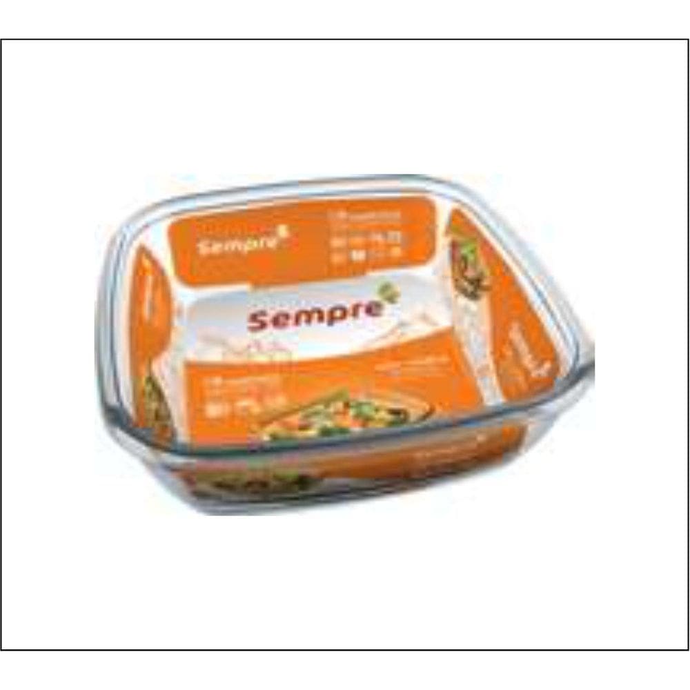 Formas Assadeiras De Vidro Forno Quadrada 730Ml Marinex 03