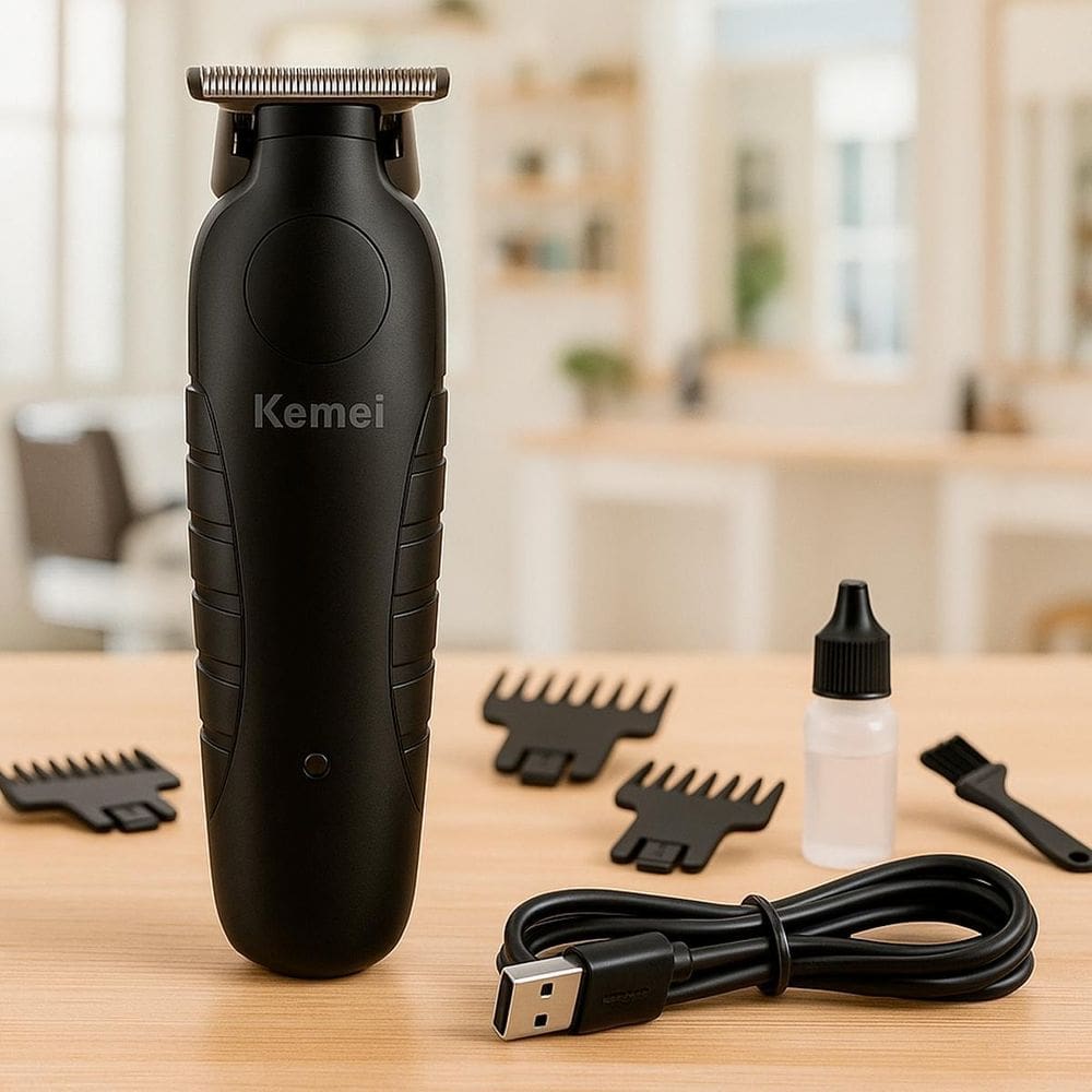 Kemei Para Barbeiro Corte Perfeito E Acabamento