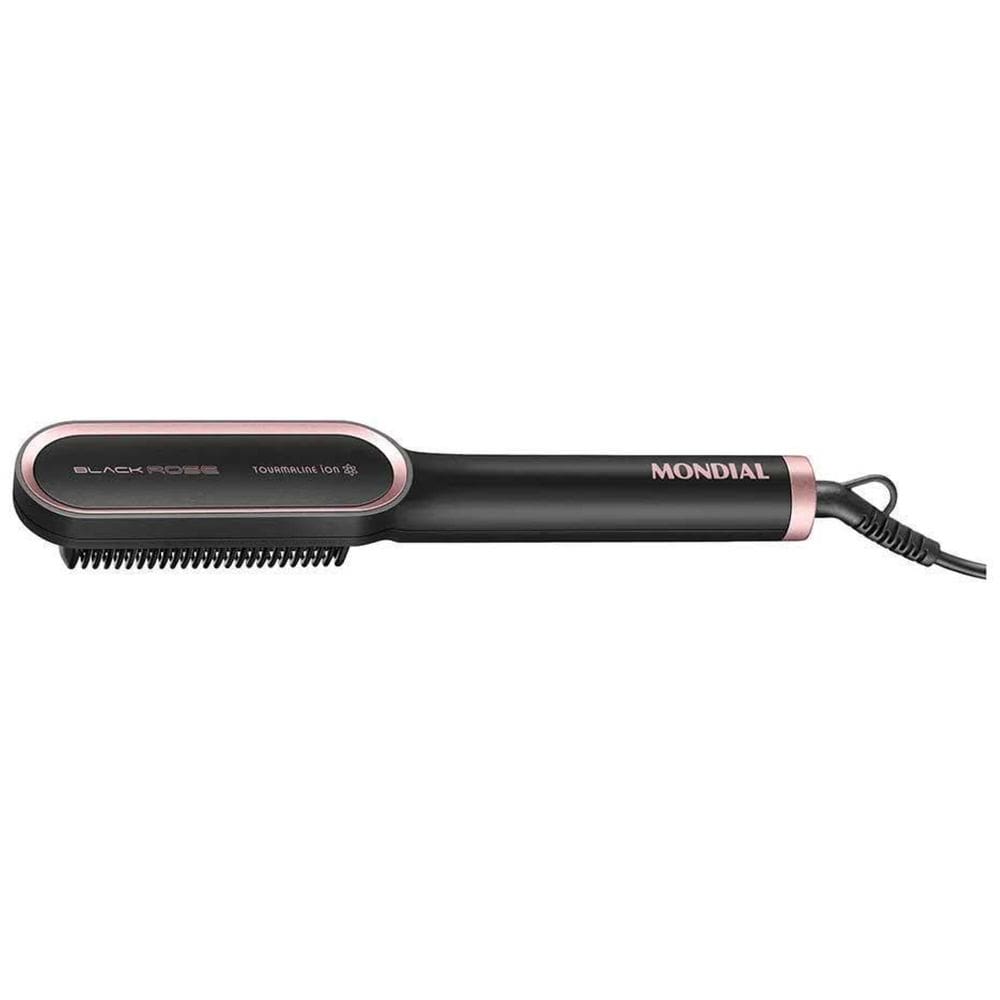 Escova Alisadora Mondial Black Rose 36W Ea-07 - Bivolt