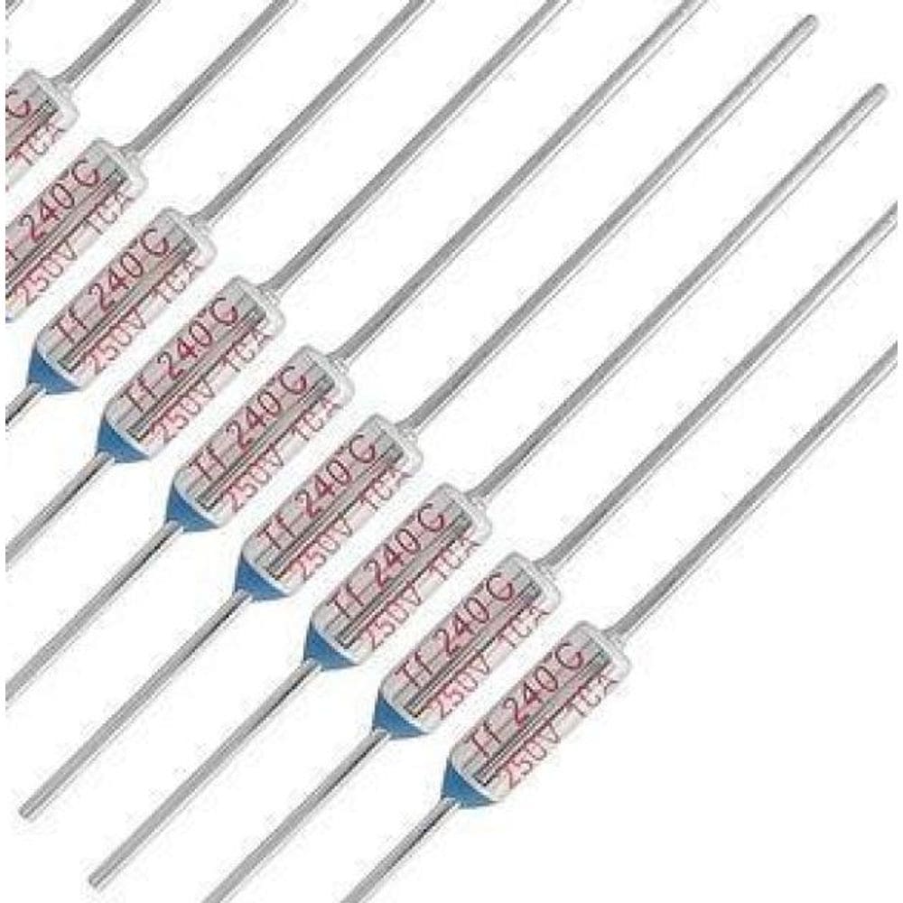 10 Fusível Térmico 240C 10A Universal 240 Graus 12V Até 250V