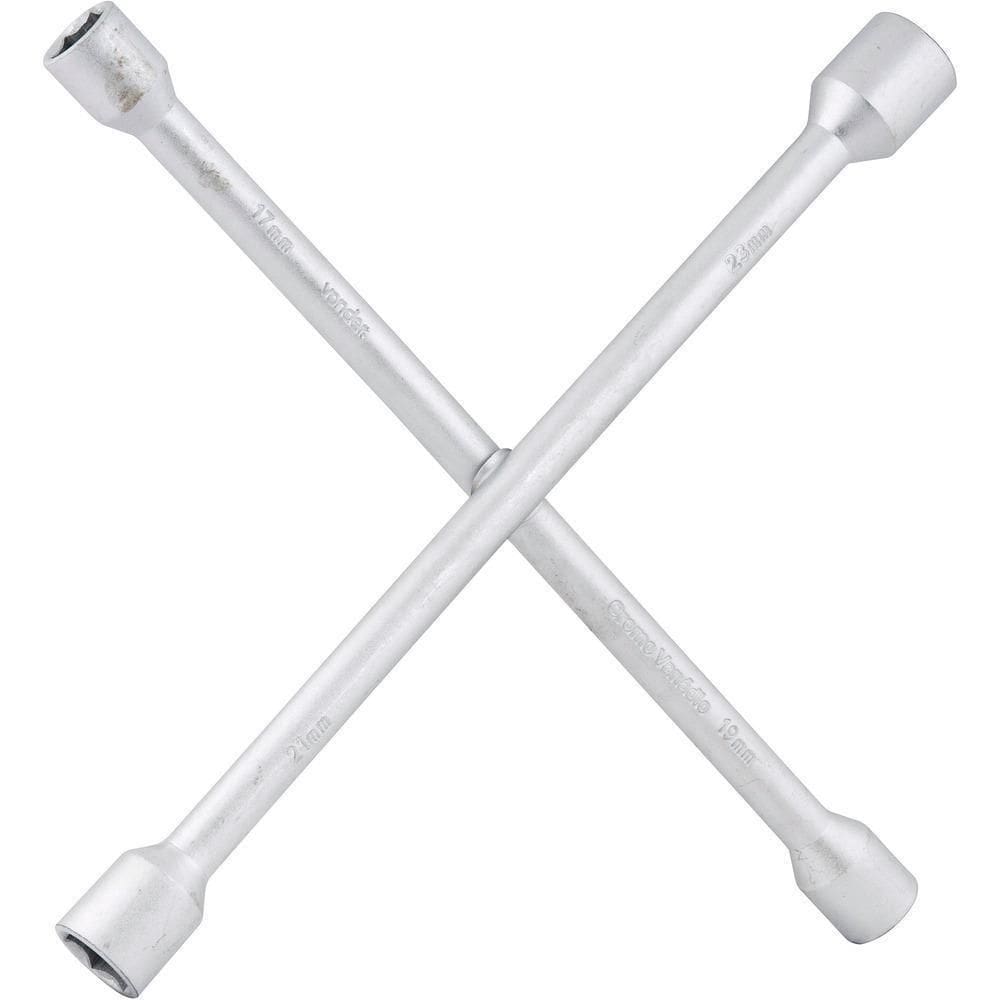 Chave De Roda Tipo Cruz 17X19X21X23Mm Cromo Vanádio - Vonder