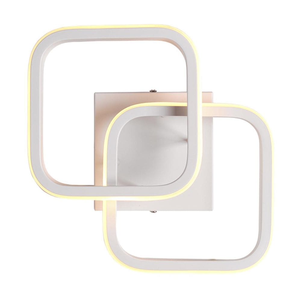 Plafon Taschibra Village Square Led 10W 3000K Luz Amarela Bi