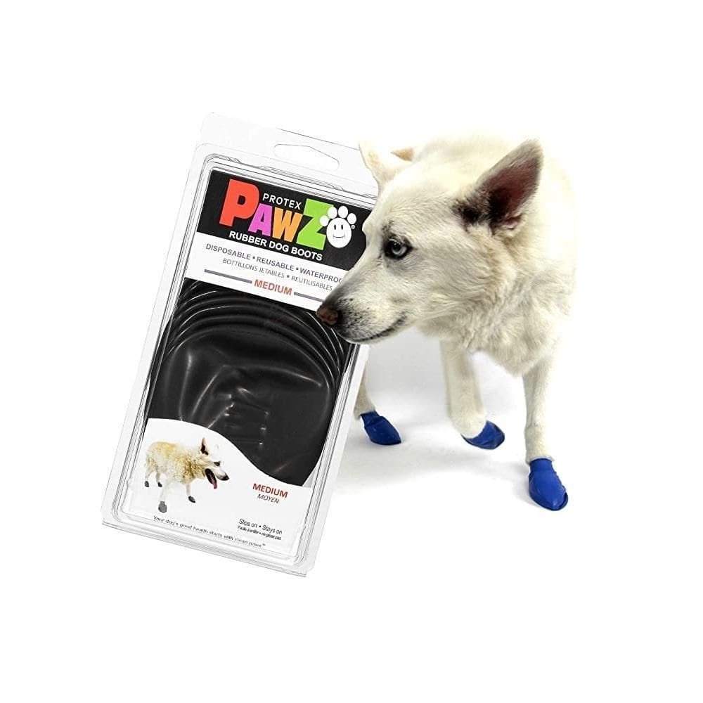 Sapatinho Para Pet Cachorro Pawz Bota Preta Tam M - 4Un