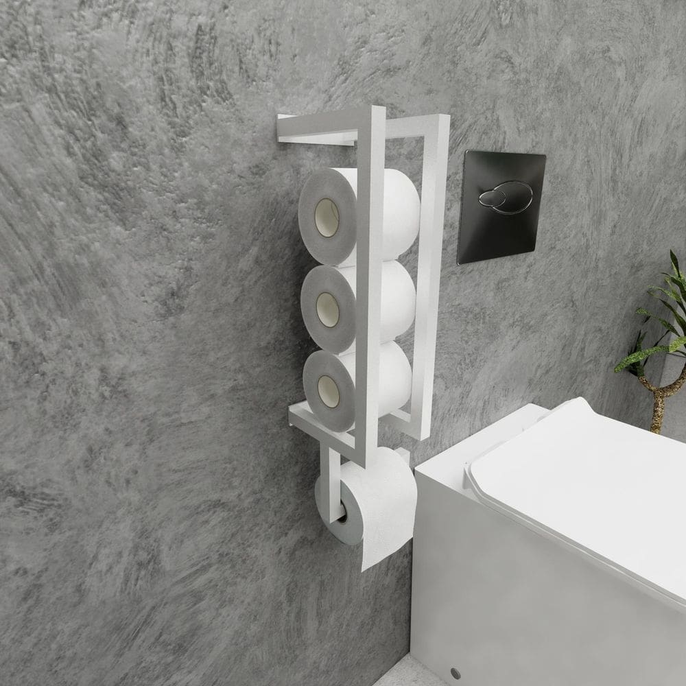 Porta Papel Higiênico Parede Papeleira Banheiro Industrial