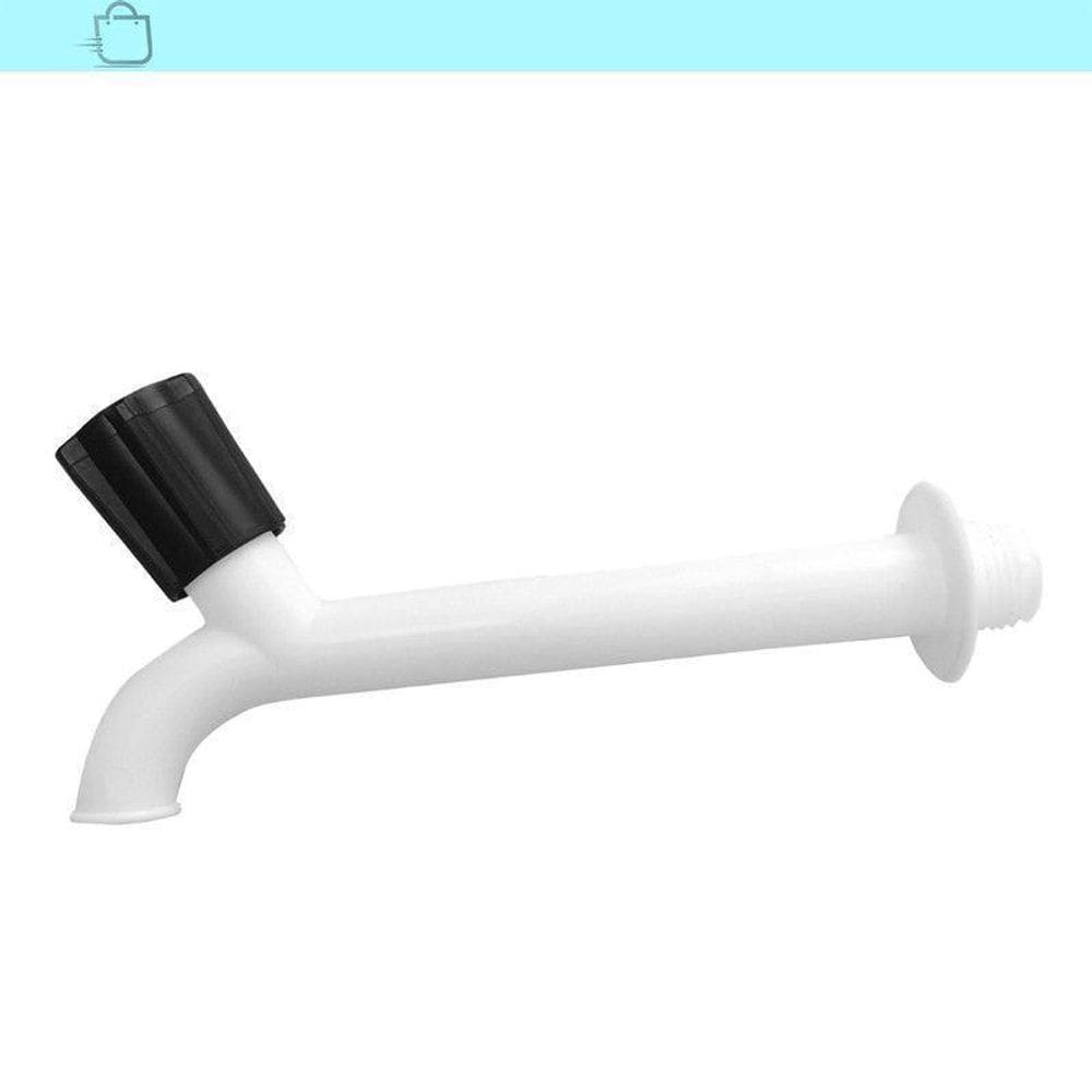 Torneira Plástica De Pia 3/4 17Cm Volante Preto