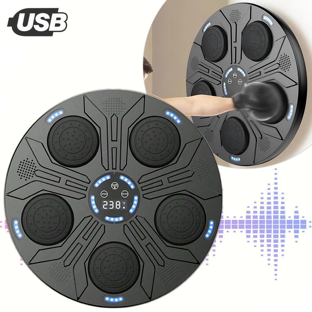 Máquina De Boxe Musical Eletrônico Inteligente Para Academia