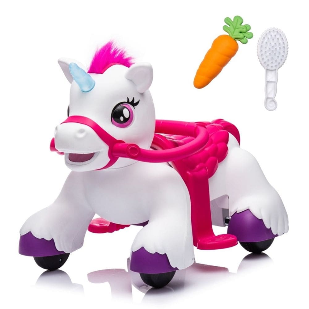 Unicornio Eletrico Infantil Com Acessorios E Som - Importway