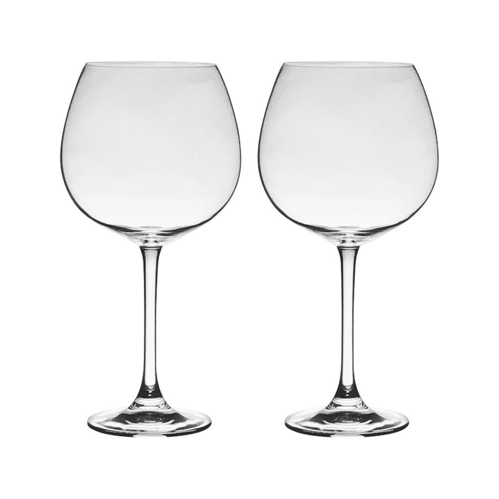 Taça De Cristal Bohemia Vinho Ou Gin 850Ml Flamenco 2 Peças