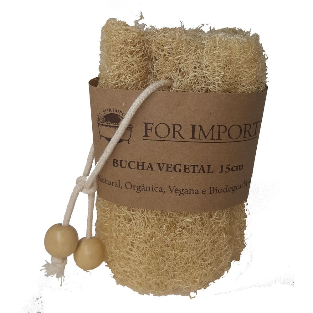 Bucha Vegetal 15Cm Com Alça