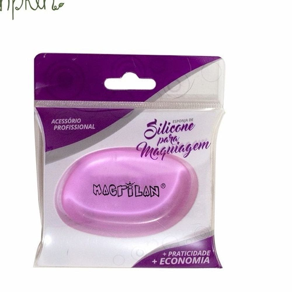 Esponja De Silicone Para Maquiagem Macrilan Ej400